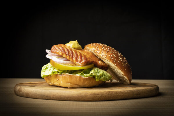Burger Salmon - burgertime gourmet